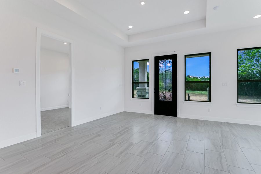Representative unfurnished interior of a home built from the Casita by Giddens Homes in Whispering Wind, Bertram (Image 59).