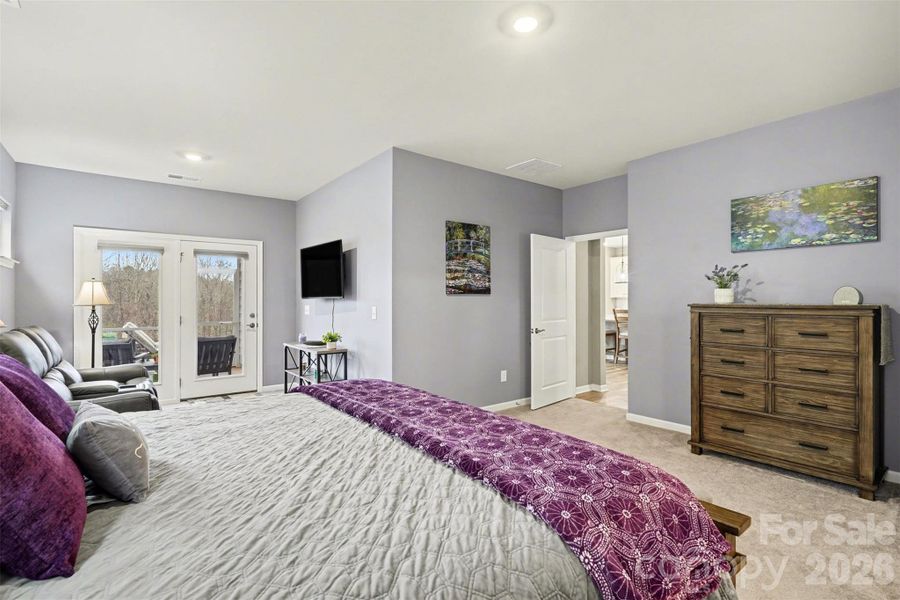 Primary Bedroom with sitting area