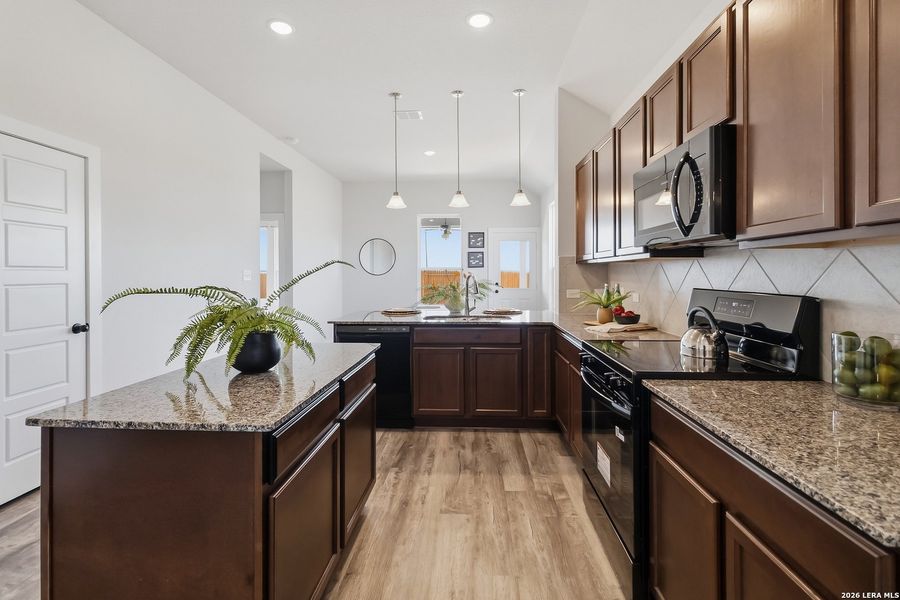 Furnished interior view inside a new home in Red Hawk Landing, San Antonio (Image 12).