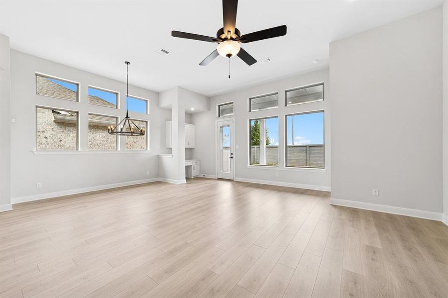 Spacious, unfurnished interior of a new home in Painted Tree - Classic Series, McKinney (Image 27). Spacious, unfurnished interior of a new home in Painted Tree - Classic Series, McKinney (Image 27).