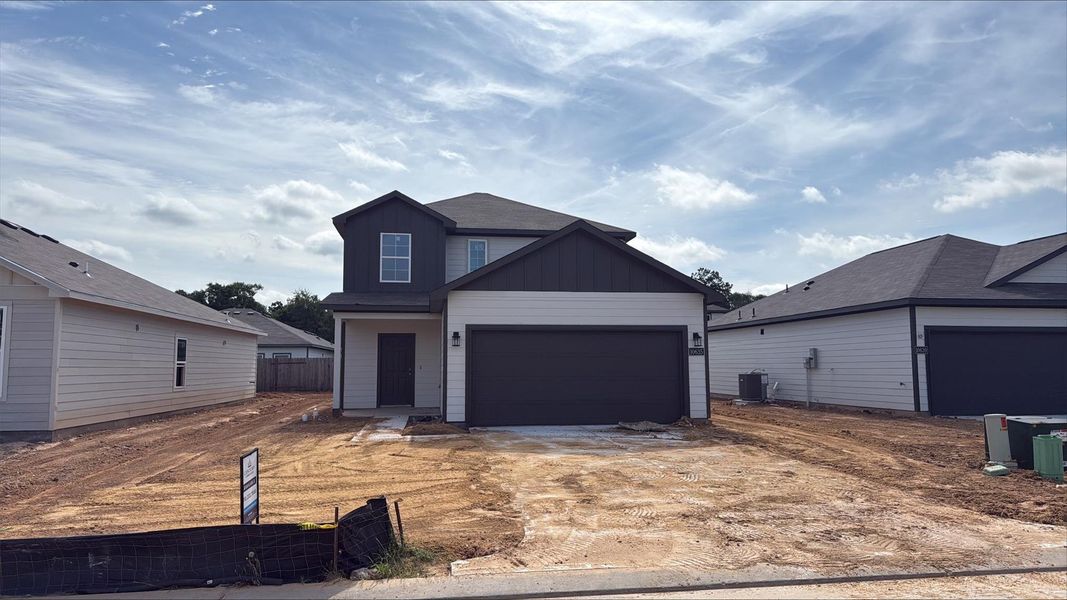 In-progress construction of a new home in Crockett Meadows, Conroe, TX (Image 26).