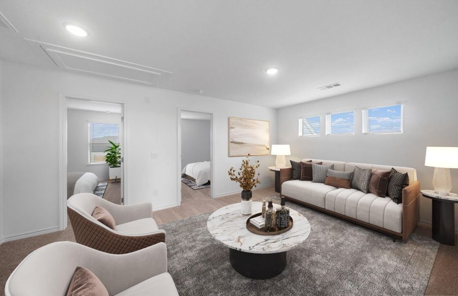 Furnished interior view inside a new home in River Ranch, Dayton (Image 6).