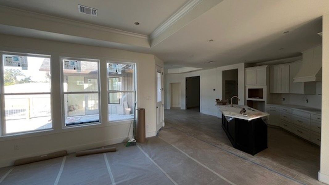 In-progress construction of a new home in Lakeside at Millican Reserve, College Station, TX (Image 11).