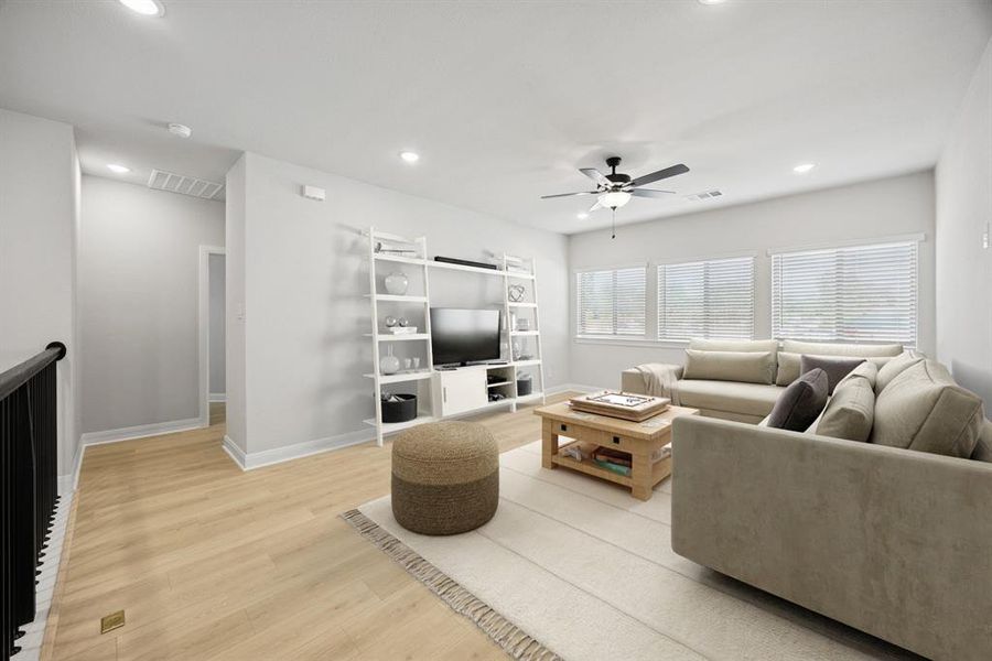 Furnished interior view inside a new home in Greenville Heights, Dallas (Image 14).