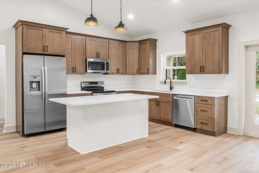 Furnished interior view inside a new home in , San Mateo (Image 13). Furnished interior view inside a new home in , San Mateo (Image 13).