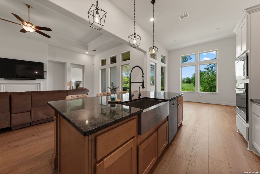 Furnished interior view inside a new home in Legend Park, Castroville (Image 24).