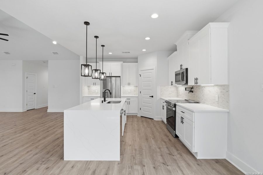Furnished interior view inside a new home in , Spring Branch (Image 13).