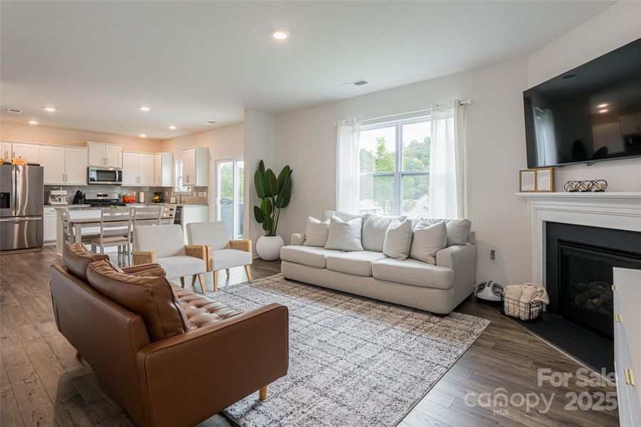 Furnished interior view inside a new home in , Asheville (Image 10).