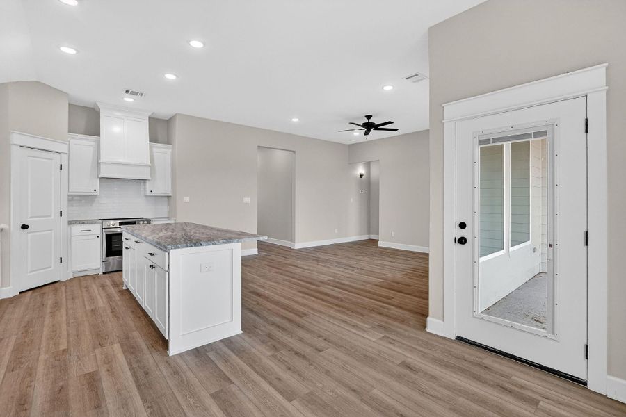 Furnished interior view inside a new home in , Snook (Image 9).