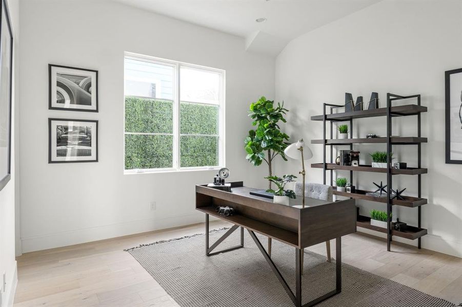 Furnished interior view inside a new home in , Dallas (Image 5).