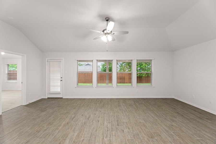 Representative exterior photo of a completed home built from the Austin by Impression Homes in DeBerry Reserve, Royse City, TX (Image 12). Representative exterior photo of a completed home built from the Austin by Impression Homes in DeBerry Reserve, Royse City, TX (Image 12).