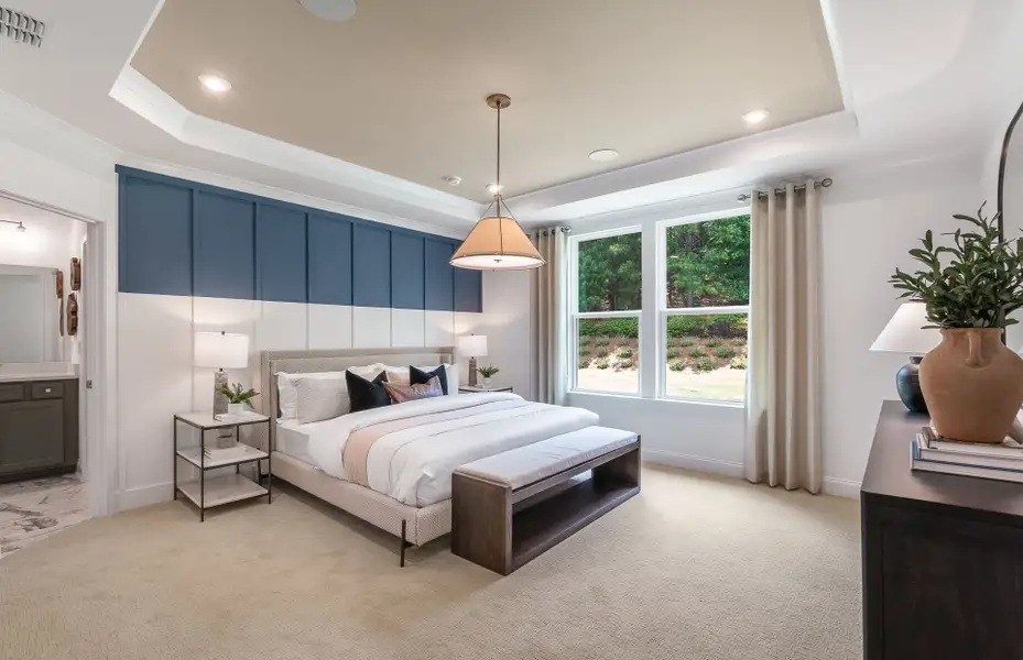 Furnished interior view inside a new home in Del Webb at Lake Oconee, Greensboro (Image 2). Furnished interior view inside a new home in Del Webb at Lake Oconee, Greensboro (Image 2).