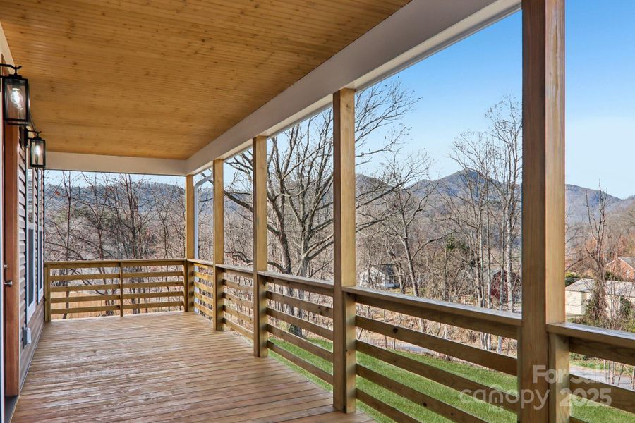 Exterior details and patio area of a home in , Candler (Image 27).
