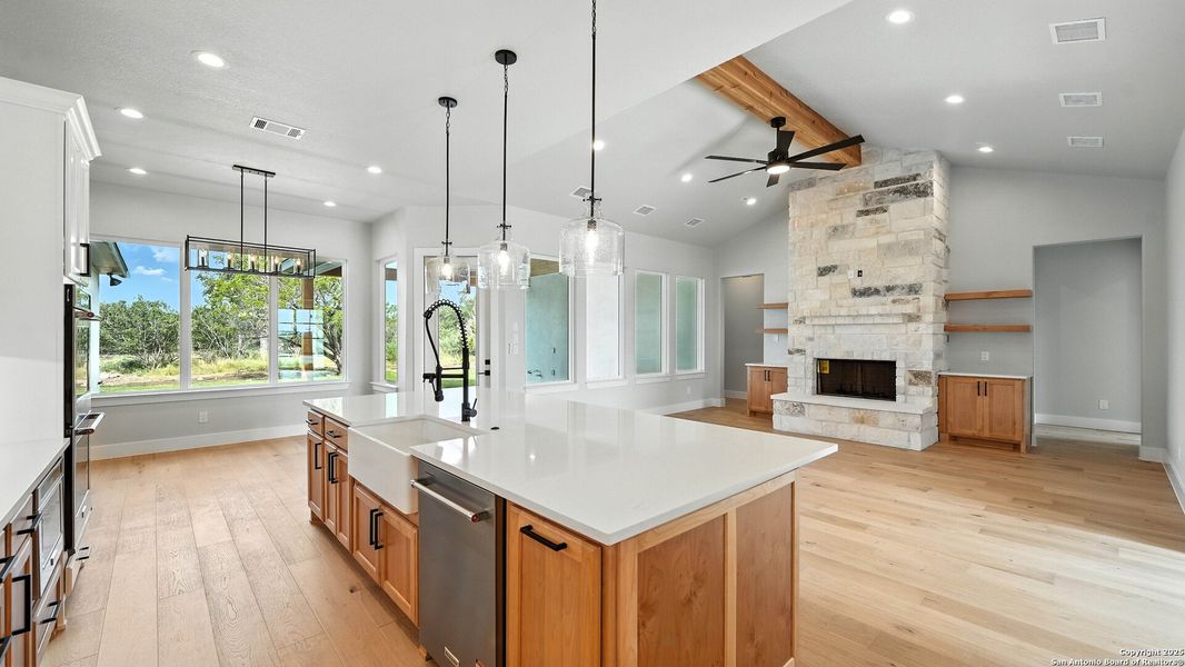 Furnished interior view inside a new home in , Spring Branch (Image 5).