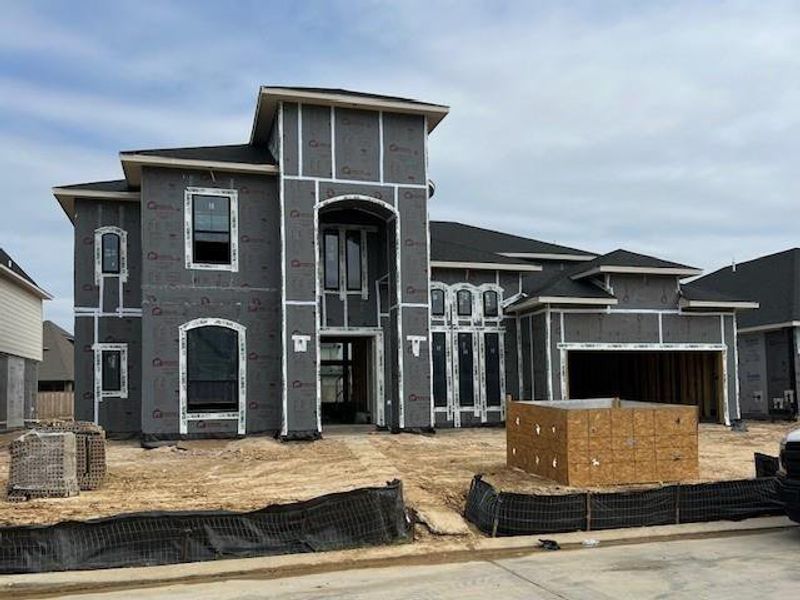 In-progress construction of a new home in , Cypress, TX (Image 7).