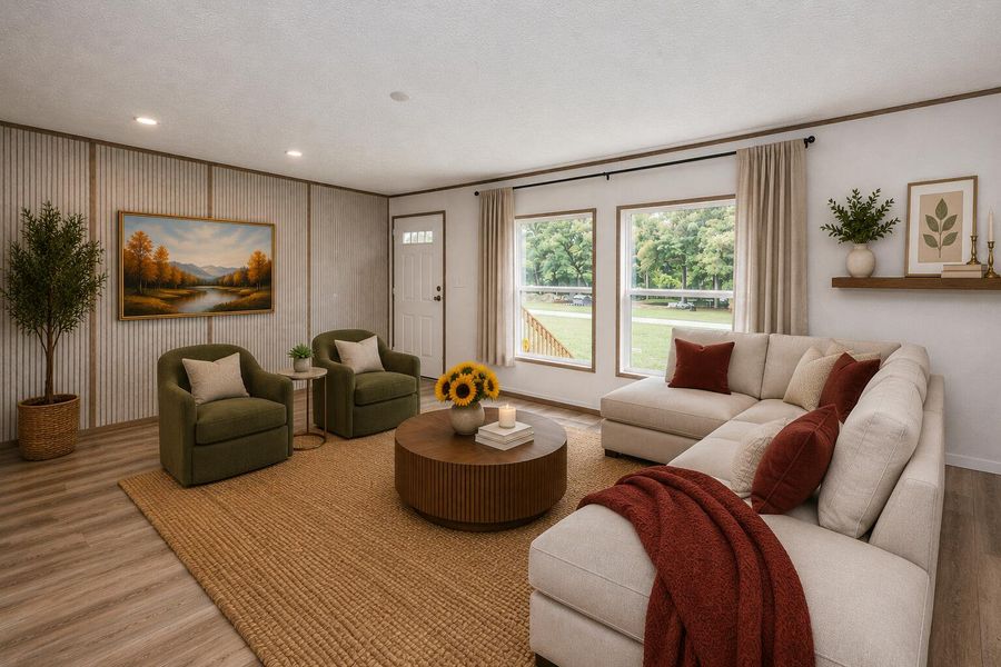 Furnished interior view inside a new home in , Cottageville (Image 40).