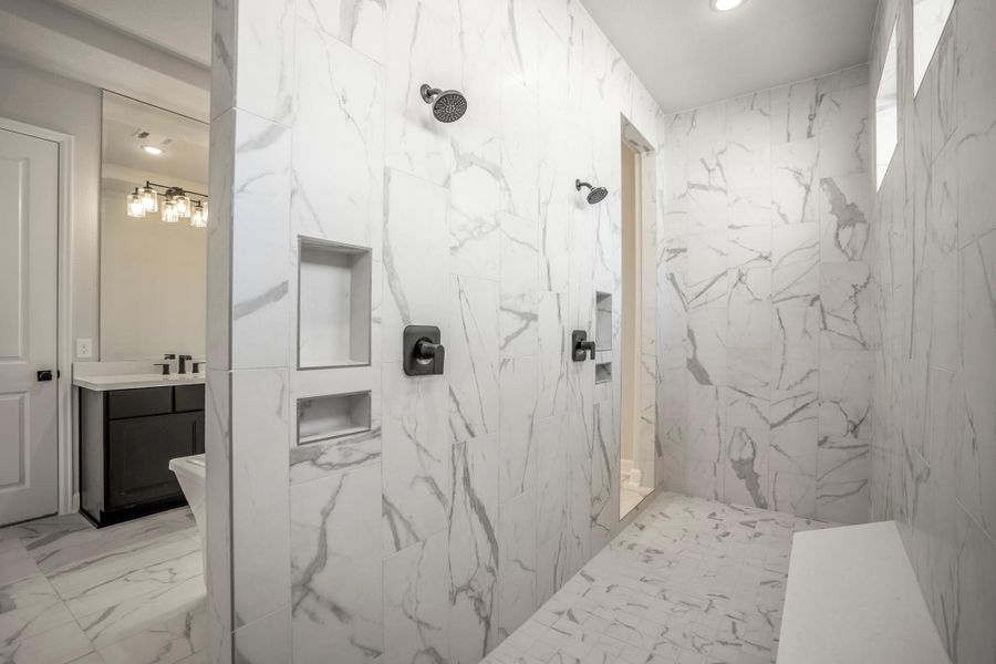 Furnished interior view inside a new home in Sienna 70' Lots, Missouri City (Image 8). Furnished interior view inside a new home in Sienna 70' Lots, Missouri City (Image 8).