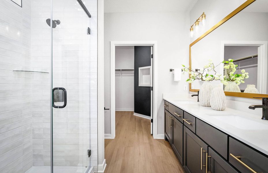 Representative furnished interior of a home built from the Compass by Del Webb in Del Webb Austin at Lost Pines, Bastrop (Image 15).
