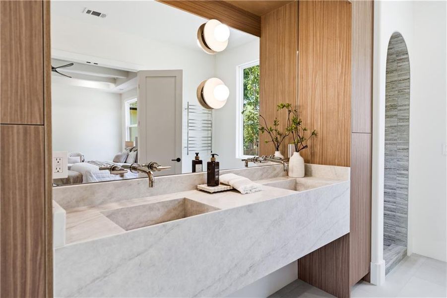 Furnished interior view inside a new home in , Lawrenceville (Image 69).