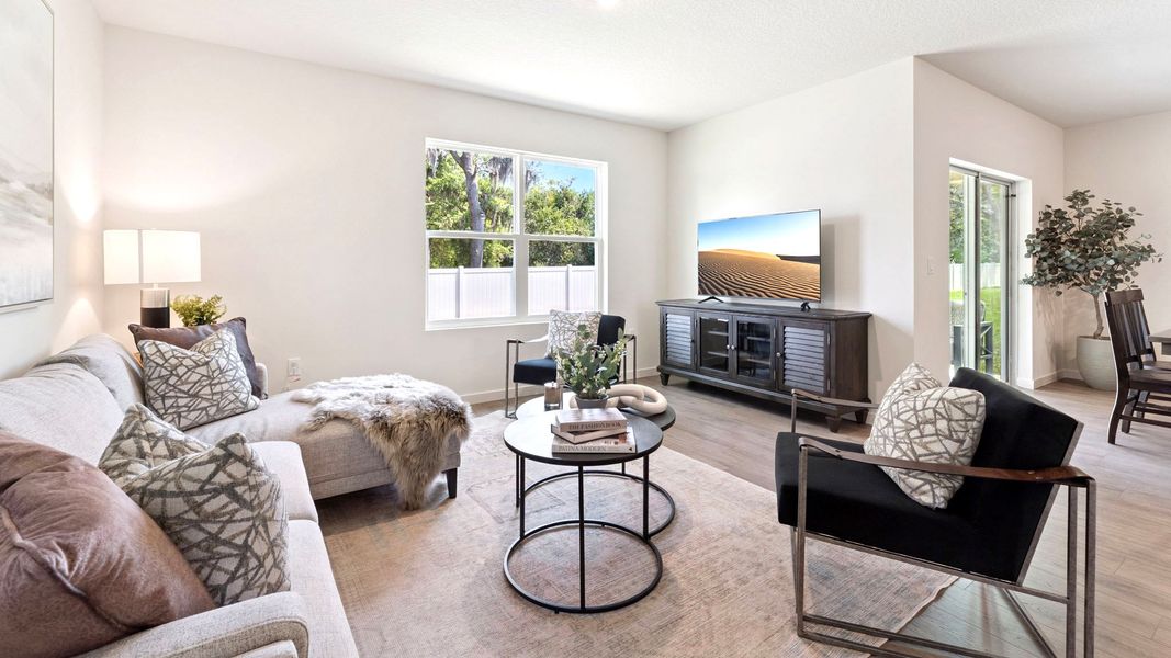 Furnished interior view inside a new home in Crossroads at Kelly Park, Apopka (Image 9).