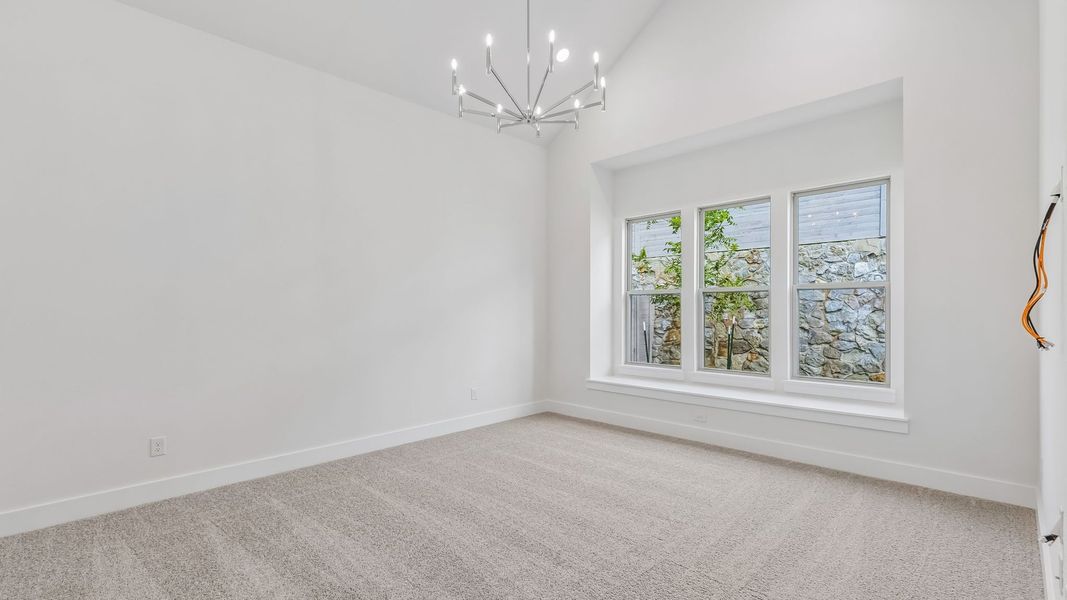 Spacious, unfurnished interior of a new home in Painted Tree 50' Series, McKinney (Image 17).