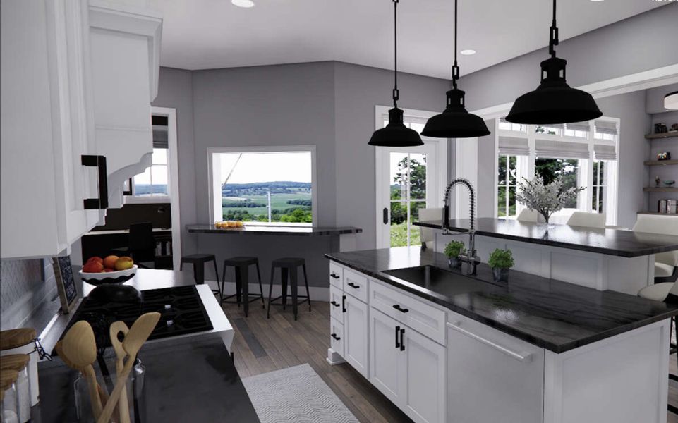 Representative furnished interior of a home built from the Milton by Zeal Home Builders in Patti Lynn Hills, Paradise (Image 7).