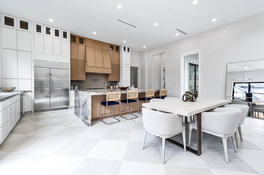 Furnished interior view inside a new home in , Houston (Image 36).