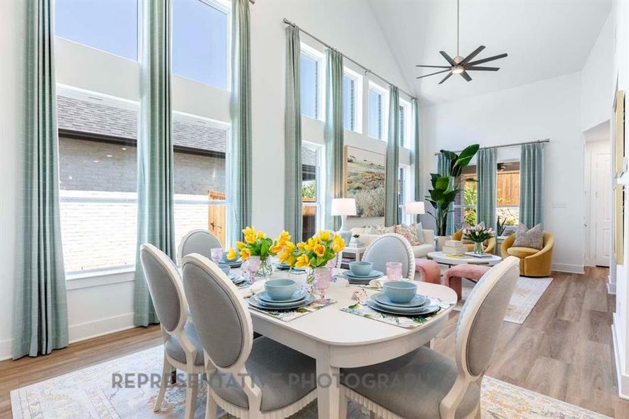 Furnished interior view inside a new home in Heritage Ranch, Sherman (Image 12).