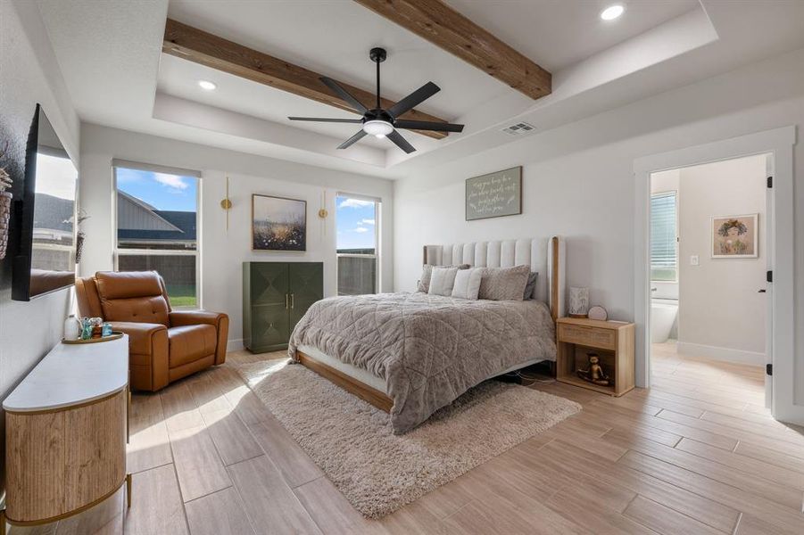 Furnished interior view inside a new home in Pecan Plantation, Granbury (Image 28).