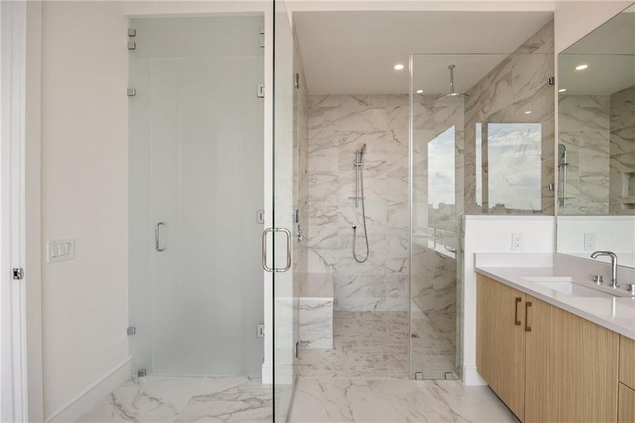 Furnished interior view inside a new home in The Dillon Buckhead, Atlanta (Image 9).