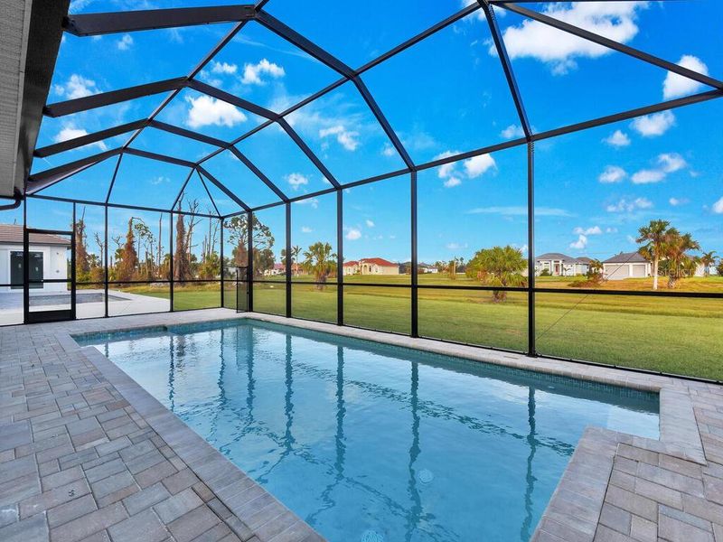 Exterior details and patio area of a home in , Rotonda West (Image 21).