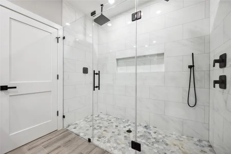 Beautiful primary shower.