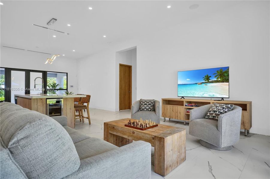 Furnished interior view inside a new home in , Naples (Image 26).