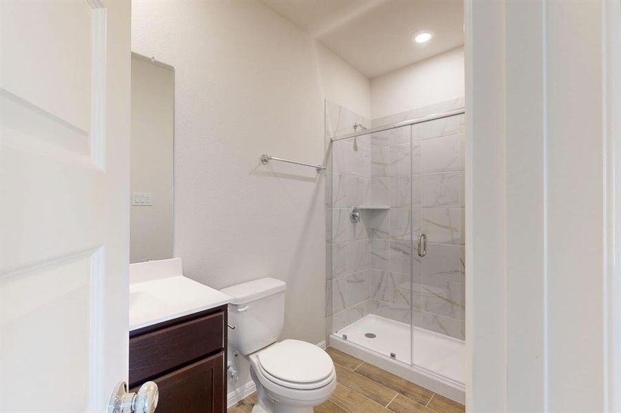 Furnished interior view inside a new home in Kings Way, Denton (Image 7).