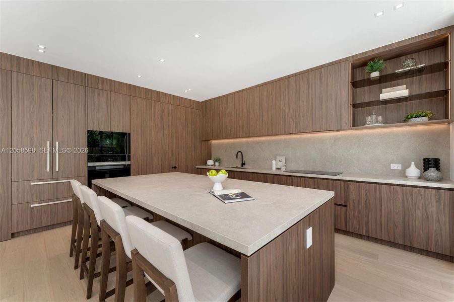 Furnished interior view inside a new home in , Miami (Image 12).
