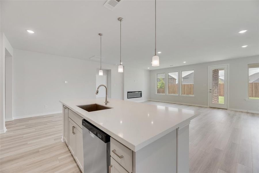 Furnished interior view inside a new home in Sutton Fields, Celina (Image 7).