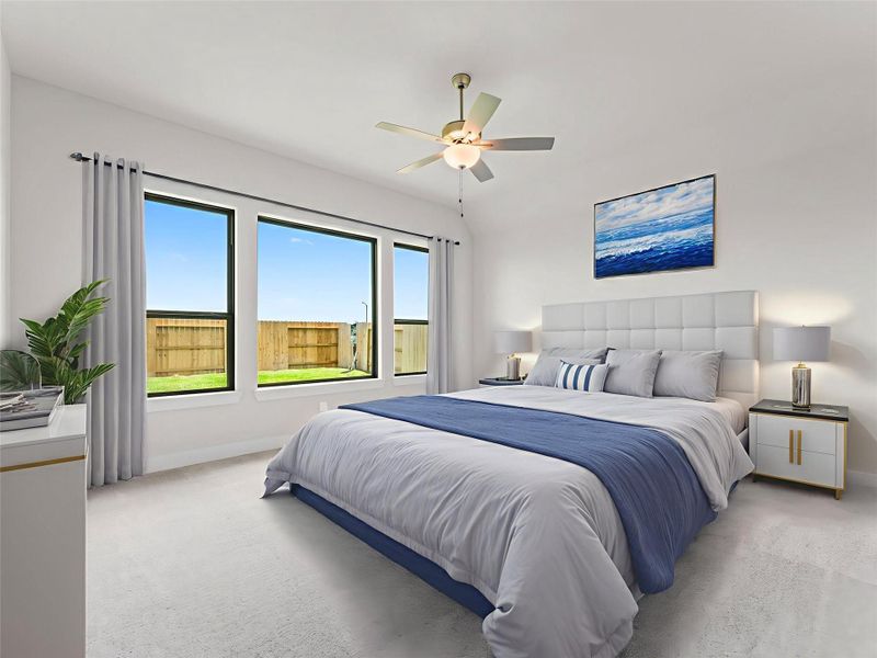 Furnished interior view inside a new home in The Grand Prairie 60’s, Hockley (Image 7).