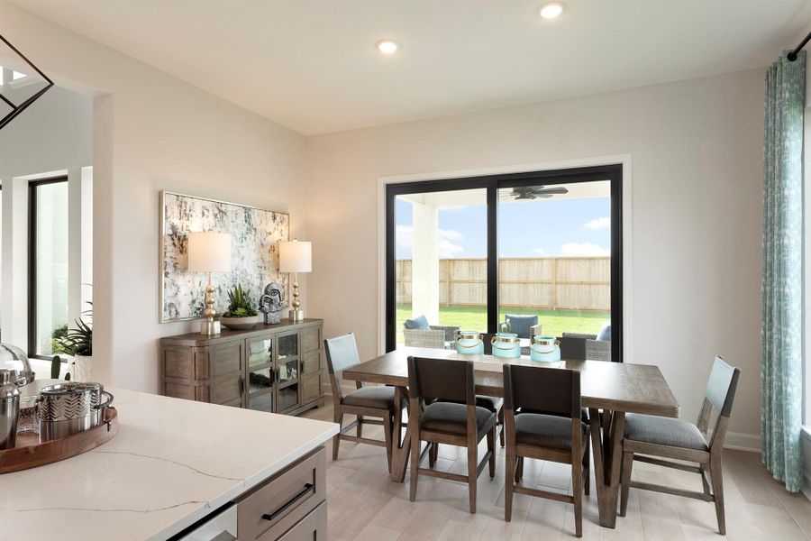 Furnished interior view inside a new home in , Fulshear (Image 17).