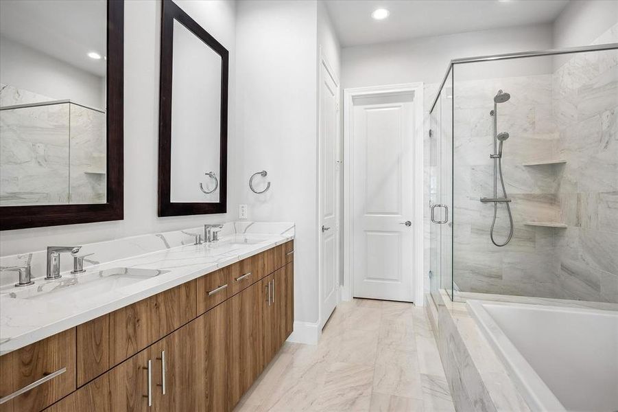 Furnished interior view inside a new home in , Addison (Image 7).