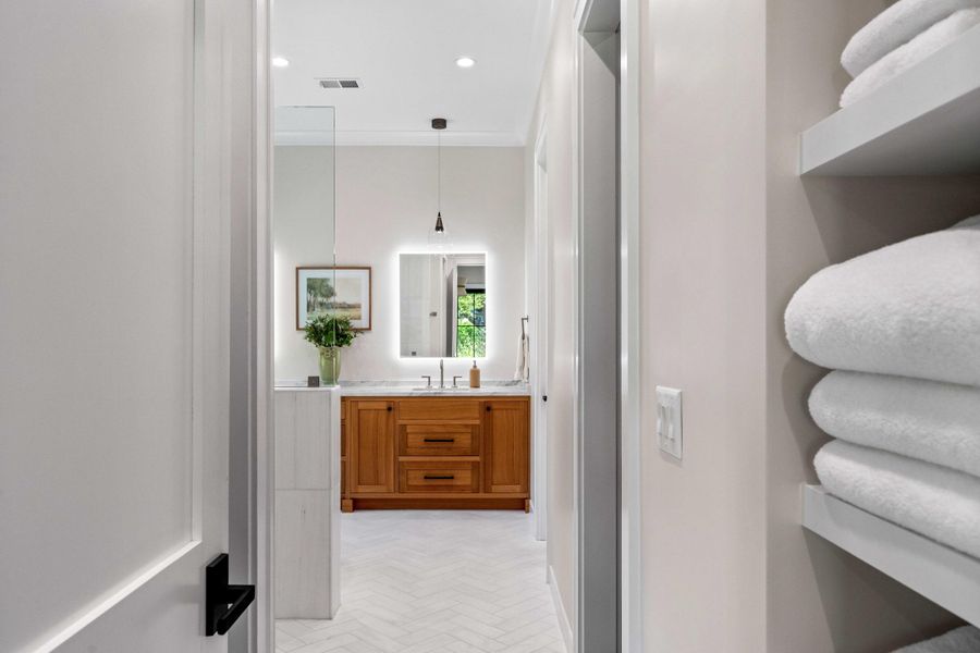 Furnished interior view inside a new home in , Mount Pleasant (Image 7).