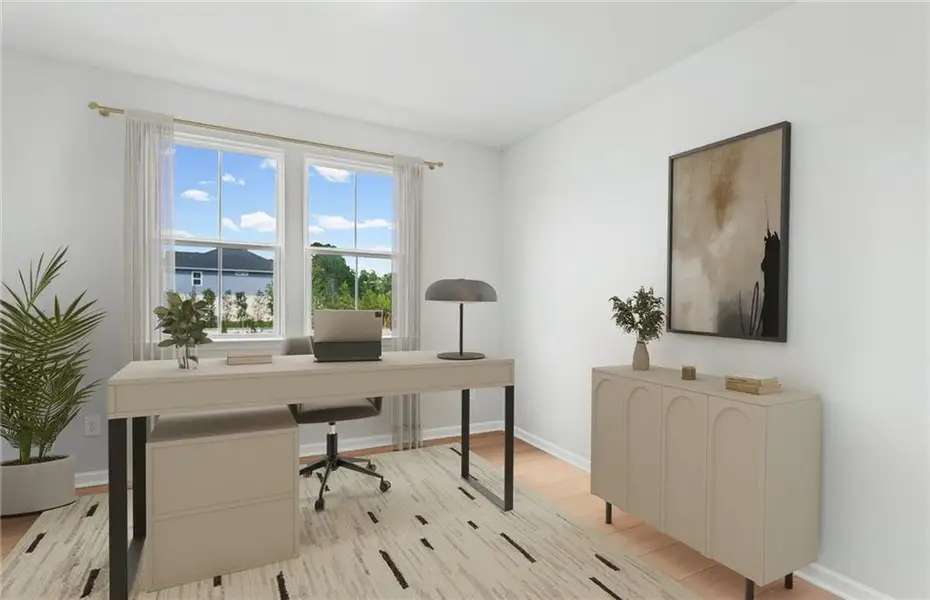 Furnished interior view inside a new home in Linden Grove, Powder Springs (Image 6).