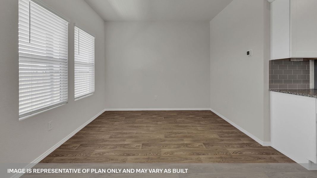 Representative unfurnished interior of a home built from the The Kate by D.R. Horton in Saengerhalle Meadows, New Braunfels (Image 13). Representative unfurnished interior of a home built from the The Kate by D.R. Horton in Saengerhalle Meadows, New Braunfels (Image 13).