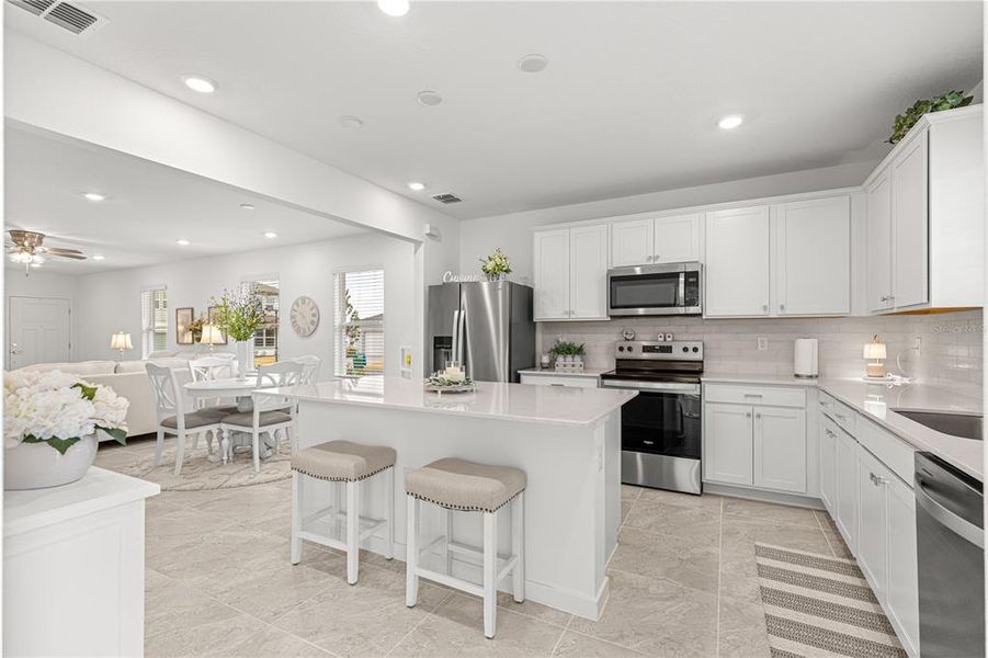 Furnished interior view inside a new home in Pioneer Ranch, Ocala (Image 15).