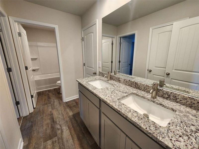 Furnished interior view inside a new home in The Woodlands Preserve, Jackson (Image 11).