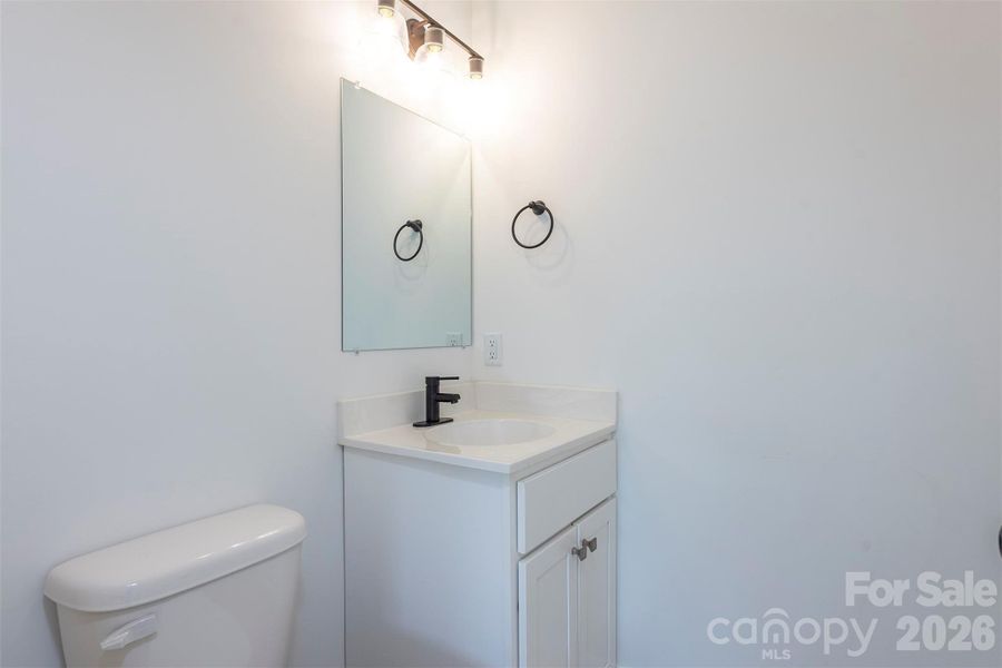 Half bath for bonus room
