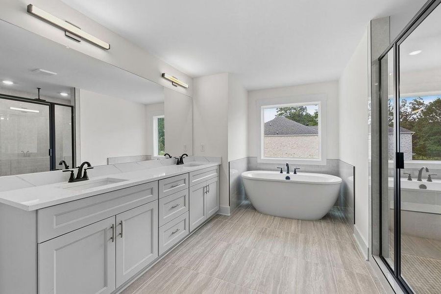 Furnished interior view inside a new home in , Conyers (Image 6).