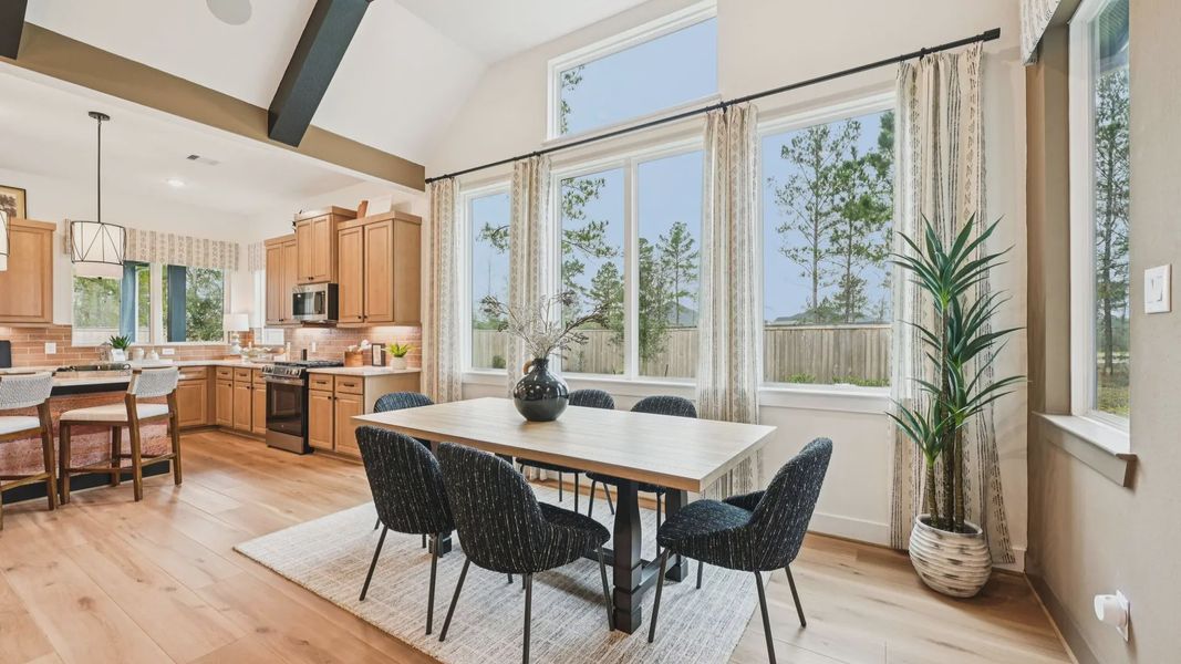 Representative furnished interior of a home built from the Tanlay by Chesmar Homes in Kresston Chateau, Montgomery (Image 8). Representative furnished interior of a home built from the Tanlay by Chesmar Homes in Kresston Chateau, Montgomery (Image 8).