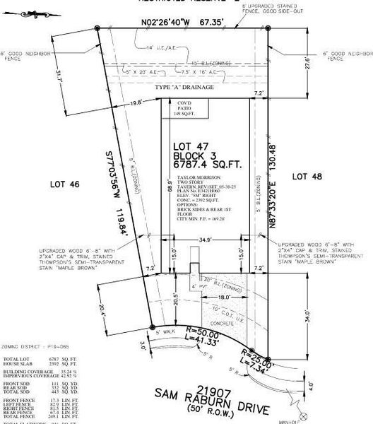 Plot Plan
