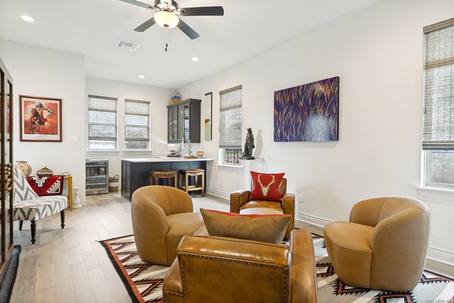 Furnished interior view inside a new home in Esperanza - 80' & 90', Boerne (Image 17).
