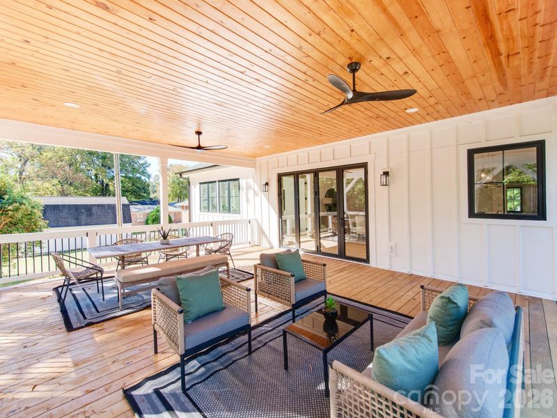 Exterior details and patio area of a home in , Charlotte (Image 21).